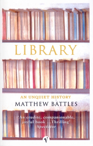 Book cover of Library by Matthew Battles