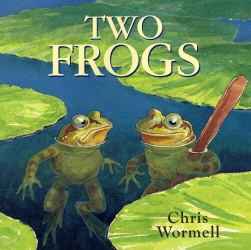 Book cover of Two Frogs by Christopher Wormell
