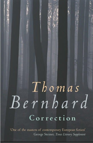 Book cover of Correction by Thomas Bernhard