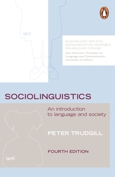 Book cover of Sociolinguistics by Peter Trudgill