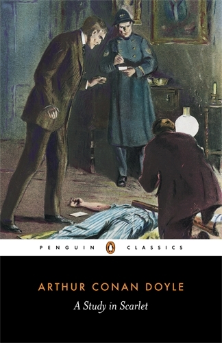 Book cover of A Study in Scarlet by Arthur Conan Doyle
