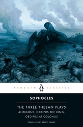 Book cover of The Three Theban Plays by Sophocles