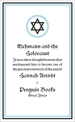 Book cover of Eichmann and the Holocaust by Hannah Arendt