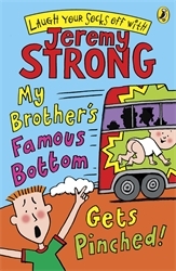 Book cover of My Brother's Famous Bottom Gets Pinched by Jeremy Strong