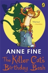 Book cover of The Killer Cat's Birthday Bash by Anne Fine