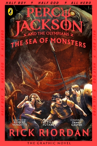Book cover of #2 - Percy Jackson and the Sea of Monsters: The Graphic Novel (Book 2) by Rick Riordan