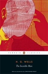 Book cover of The Invisible Man by H G Wells