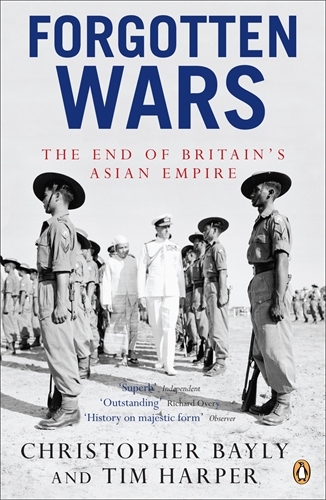 Book cover of Forgotten Wars by Tim Harper, Christopher Bayly