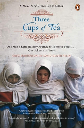 Book cover of Three Cups Of Tea by Greg Mortenson