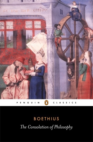 Book cover of The Consolation of Philosophy by Ancius Boethius