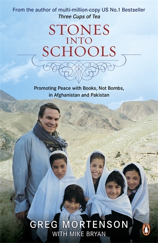 Book cover of Stones into Schools by Greg Mortenson