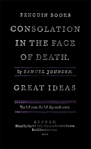Book cover of Consolation in the Face of Death by Samuel Johnson