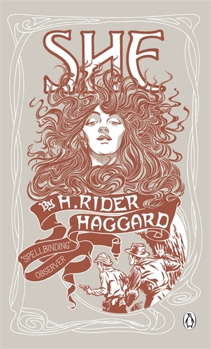 Book cover of She by H. Rider Haggard
