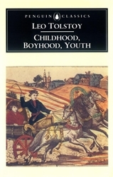 Book cover of Childhood, Boyhood, Youth by Leo Tolstoy