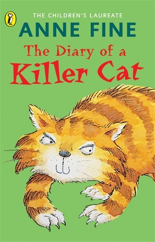 Book cover of The Diary of a Killer Cat by Anne Fine