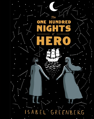 Book cover of The One Hundred Nights of Hero by Isabel Greenberg
