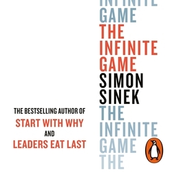 Book cover of The Infinite Game by Simon Sinek