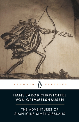 Book cover of The Adventures of Simplicius Simplicissimus by Hans Jakob Christoffel von Grimmelshausen