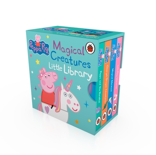 Book cover of Peppa's Magical Creatures Little Library by Peppa Pig