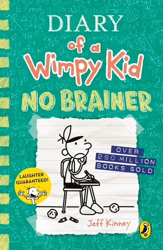 Book cover of #18 - Diary of a Wimpy Kid: No Brainer (Book 18) by Jeff Kinney