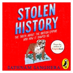 Book cover of Stolen History by Sathnam Sanghera
