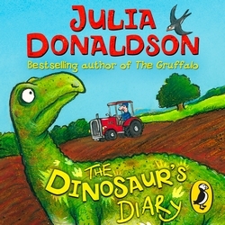 Book cover of The Dinosaur's Diary by Julia Donaldson
