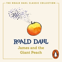Book cover of James and the Giant Peach by Roald Dahl