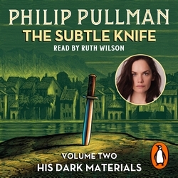 Book cover of The Subtle Knife: His Dark Materials 2 by Philip Pullman