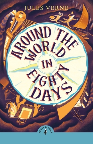 Book cover of Around the World in Eighty Days by Jules Verne