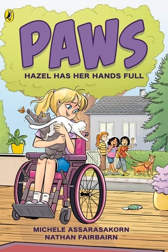 Book cover of PAWS: Hazel Has Her Hands Full by Nathan Fairbairn