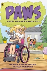 Book cover of PAWS: Hazel Has Her Hands Full by Nathan Fairbairn