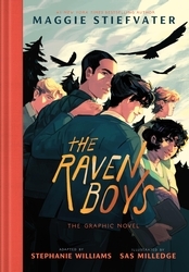 Book cover of The Raven Boys by Maggie Stiefvater, Stephanie Williams