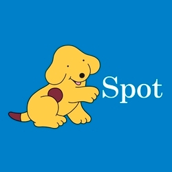Book cover of Spot’s Happy Easter by Eric Hill