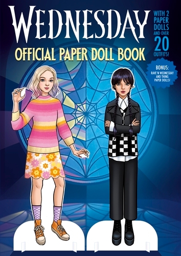 Book cover of Wednesday: The Official Paper Doll Book by Wednesday