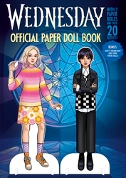 Book cover of Wednesday: The Official Paper Doll Book by Wednesday