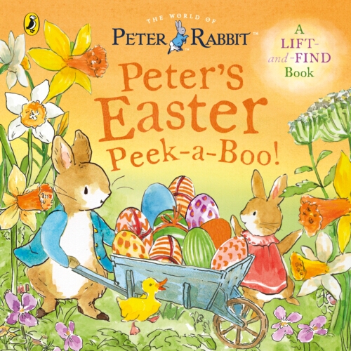 Book cover of Peter Rabbit: Peter's Easter Peekaboo by Beatrix Potter