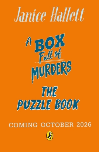 Book cover of A Box Full of Murders: The Puzzle Book by Janice Hallett