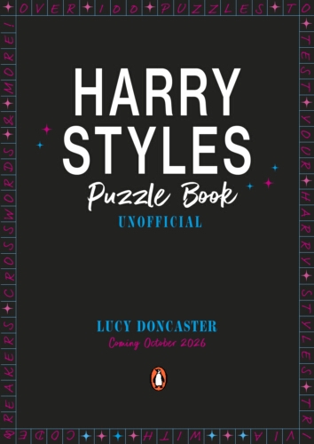 Book cover of Harry Styles Puzzle Book by Lucy Doncaster