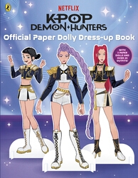 Book cover of KPop Demon Hunters: Official Paper Dolly Dress-up Book by KPop Demon Hunters