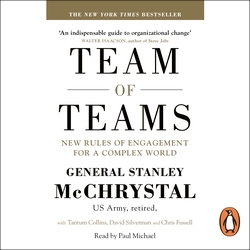 Book cover of Team of Teams by General Stanley McChrystal, David Silverman, Tantum Collins, Chris Fussell