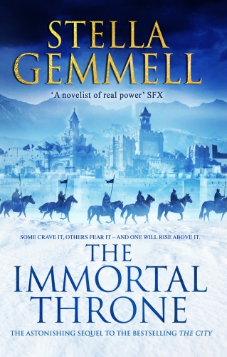 Book cover of The Immortal Throne by Stella Gemmell