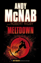 Book cover of Meltdown by Robert Rigby, Andy McNab