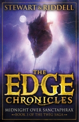 Book cover of The Edge Chronicles 6: Midnight Over Sanctaphrax by Paul Stewart, Chris Riddell