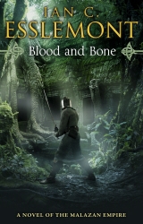 Book cover of Blood and Bone by Ian C Esslemont