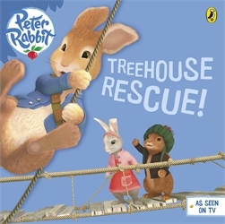 Book cover of Peter Rabbit Animation: Treehouse Rescue! by Beatrix Potter Animation