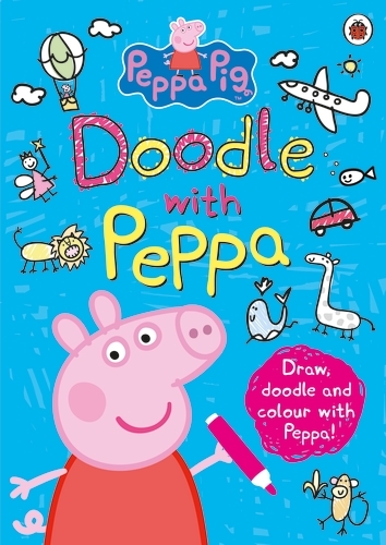Book cover of Peppa Pig: Doodle with Peppa by Peppa Pig