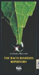 Book cover of The Bach Remedies Repertory by F J Wheeler