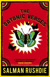 Book cover of The Satanic Verses by Salman Rushdie