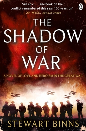 Book cover of #1 - The Shadow of War by Stewart Binns