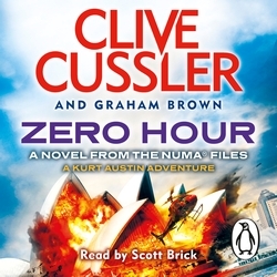 Book cover of Zero Hour by Clive Cussler, Graham Brown